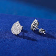 Cargar imagen en el visor de la galería, Aretes Plata Ley 925-Moissanitas
