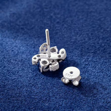 Cargar imagen en el visor de la galería, Aretes Plata Ley 925-Moissanitas
