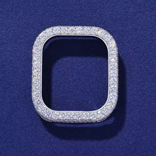 Cargar imagen en el visor de la galería, Caja Para Reloj (Compatible con: Apple Whatch 42mm) Plata Ley 925-Moissanitas
