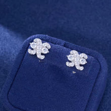 Cargar imagen en el visor de la galería, Aretes Plata Ley 925-Moissanitas
