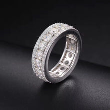 Cargar imagen en el visor de la galería, Anillo Plata Ley 925-Moissanitas
