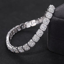 Cargar imagen en el visor de la galería, Pulsera Tennis 6mm Moissanitas-Plata Ley 925
