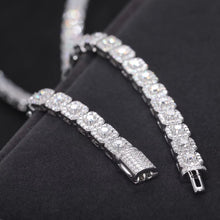 Cargar imagen en el visor de la galería, Pulsera Tennis 6mm Moissanitas-Plata Ley 925

