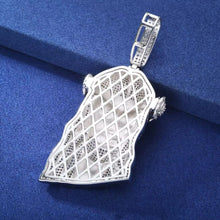 Cargar imagen en el visor de la galería, Dije Rostro Cristo Plata Ley 925-Moissanitas
