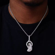 Cargar imagen en el visor de la galería, Dije Virgen María Plata Ley 925-Moissanitas

