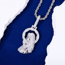 Cargar imagen en el visor de la galería, Dije Virgen María Plata Ley 925-Moissanitas
