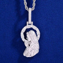 Cargar imagen en el visor de la galería, Dije Virgen María Plata Ley 925-Moissanitas
