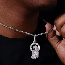 Cargar imagen en el visor de la galería, Dije Virgen María Plata Ley 925-Moissanitas
