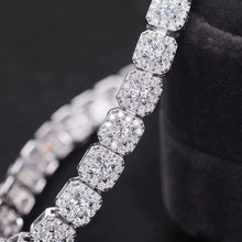 Cargar imagen en el visor de la galería, Cadena Tennis Chain Plata Ley 925-Moissanitas 6mm
