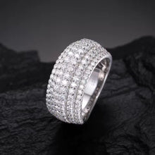 Cargar imagen en el visor de la galería, Anillo Plata Ley 925-Moissanitas
