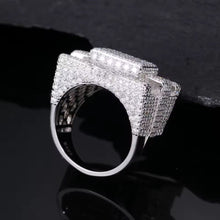 Cargar imagen en el visor de la galería, Anillo Plata Ley 925-Moissanitas
