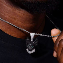 Cargar imagen en el visor de la galería, Dije Gato Plata Ley 925-Moissanitas

