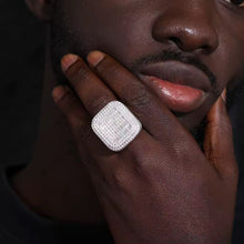 Cargar imagen en el visor de la galería, Anillo Baguette Plata Ley 925-Moissanitas
