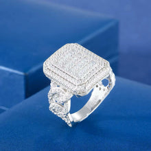 Cargar imagen en el visor de la galería, Anillo Moissanitas-Plata Ley 925
