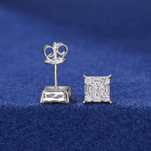 Cargar imagen en el visor de la galería, Aretes Moissanitas-Plata Ley 925
