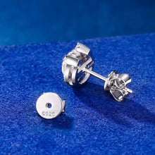 Cargar imagen en el visor de la galería, Aretes Herradura Plata Ley 925-Moissanitas
