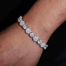 Cargar imagen en el visor de la galería, Pulsera Tennis Plata Ley 925-Moissanitas
