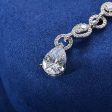 Cargar imagen en el visor de la galería, Collar Plata Ley 925-Moissanitas DAMA 41cm
