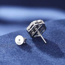 Cargar imagen en el visor de la galería, Aretes Trébol Plata Ley 925-Moissanitas
