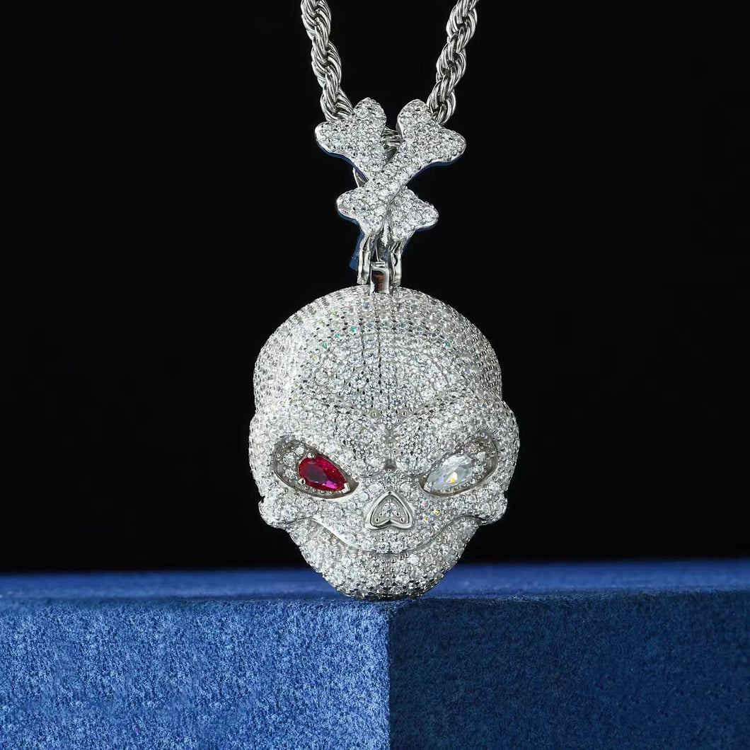 Dije Alienígena Moissanitas-Plata Ley 925