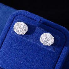 Cargar imagen en el visor de la galería, Aretes Plata Ley 925-Moissanitas
