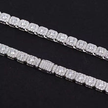 Cargar imagen en el visor de la galería, Cadena Tennis Chain Plata Ley 925-Moissanitas 6mm
