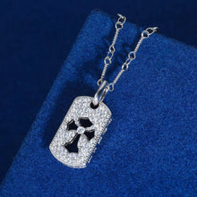Cargar imagen en el visor de la galería, Dije Cruz Moissanitas-Plata Ley 925

