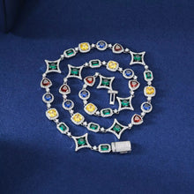 Cargar imagen en el visor de la galería, Collar 45cm Moissanitas-Plata Ley 925
